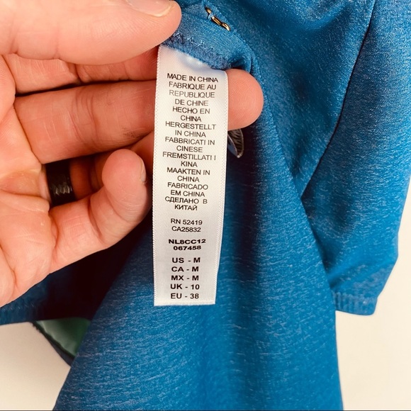 Nanette Lepore Denim Blue Dazed Seductress Embroidered One-piece Bathing Suit - Picture 9 of 10